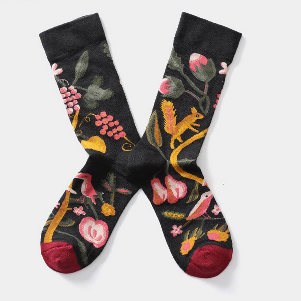 Yuppie Sox CARTOON GRAFFITI  MID TUBE TIDE SOCKS