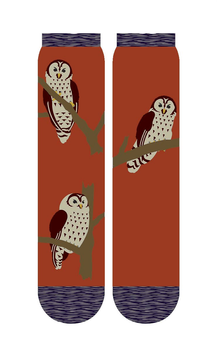 Tabbisocks/Owl Bird Replant Pairs CA/OR/WA/US Forest Donation Socks