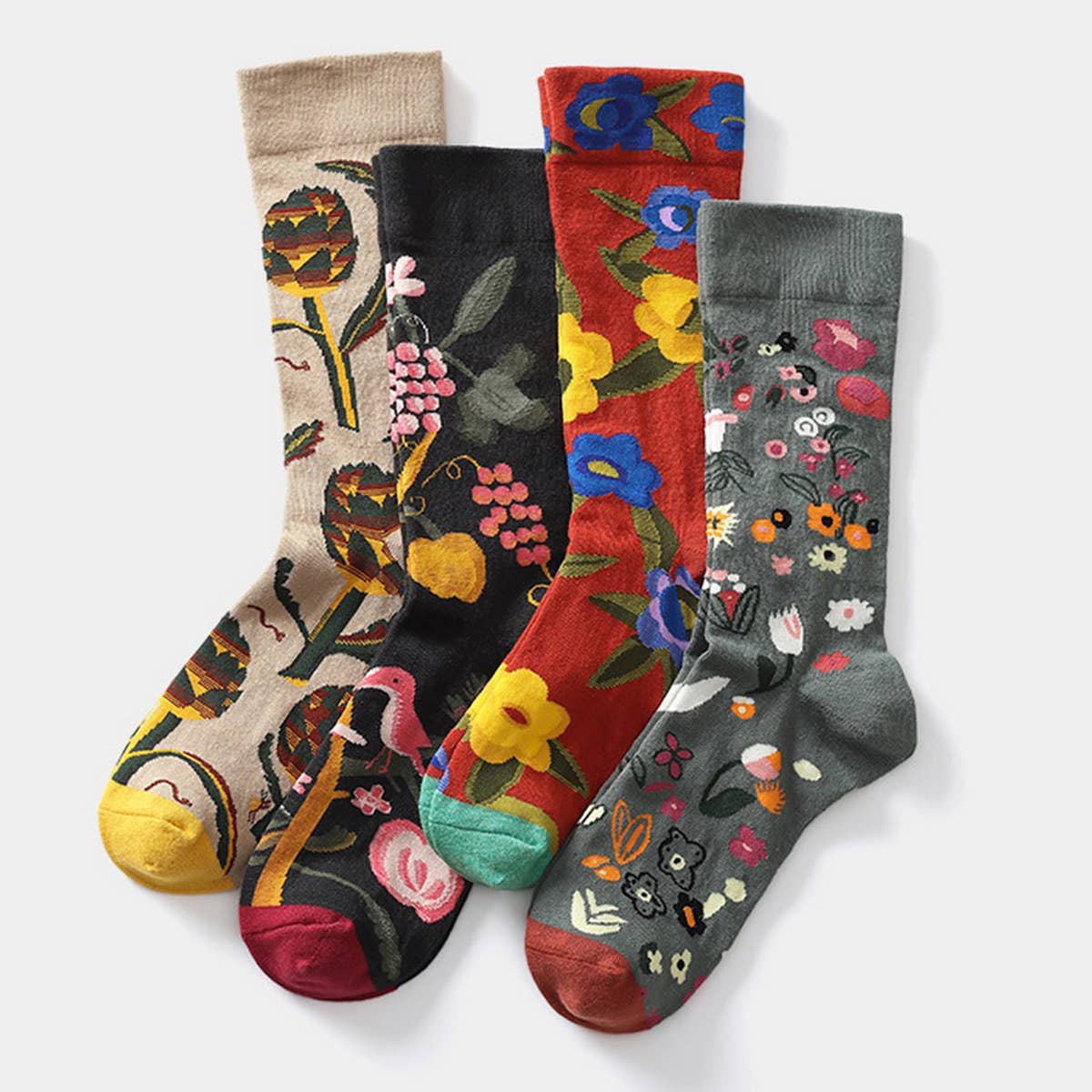 Yuppie Sox CARTOON GRAFFITI  MID TUBE TIDE SOCKS