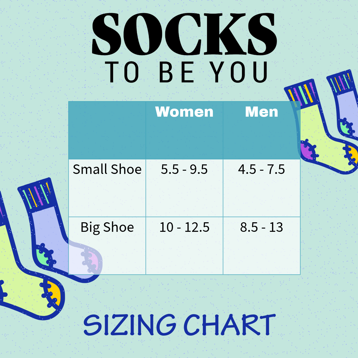 Socks to be You/Vibrant Floral Socks