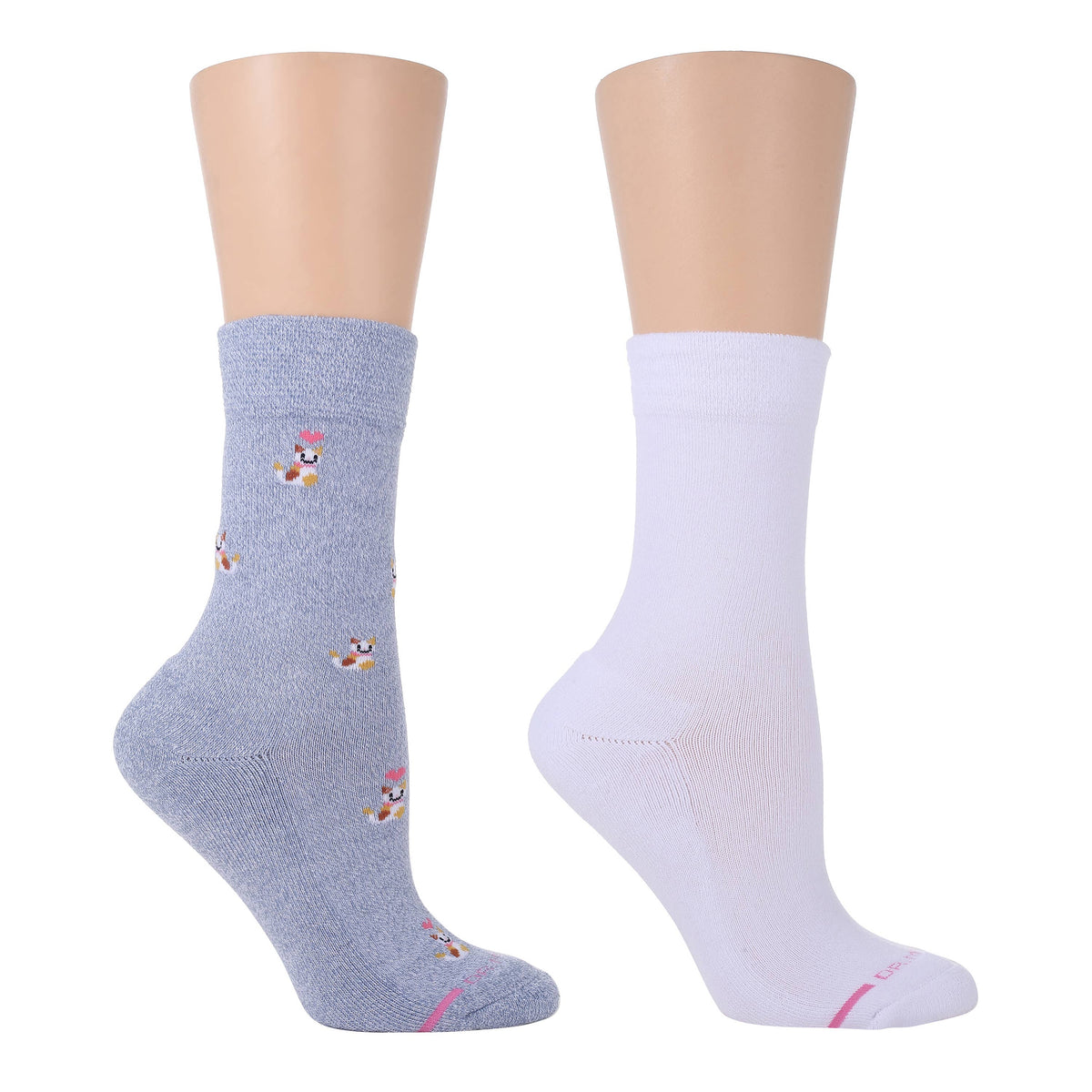 Dr. Motion/Happy Cats | Comfort Top Socks For Women