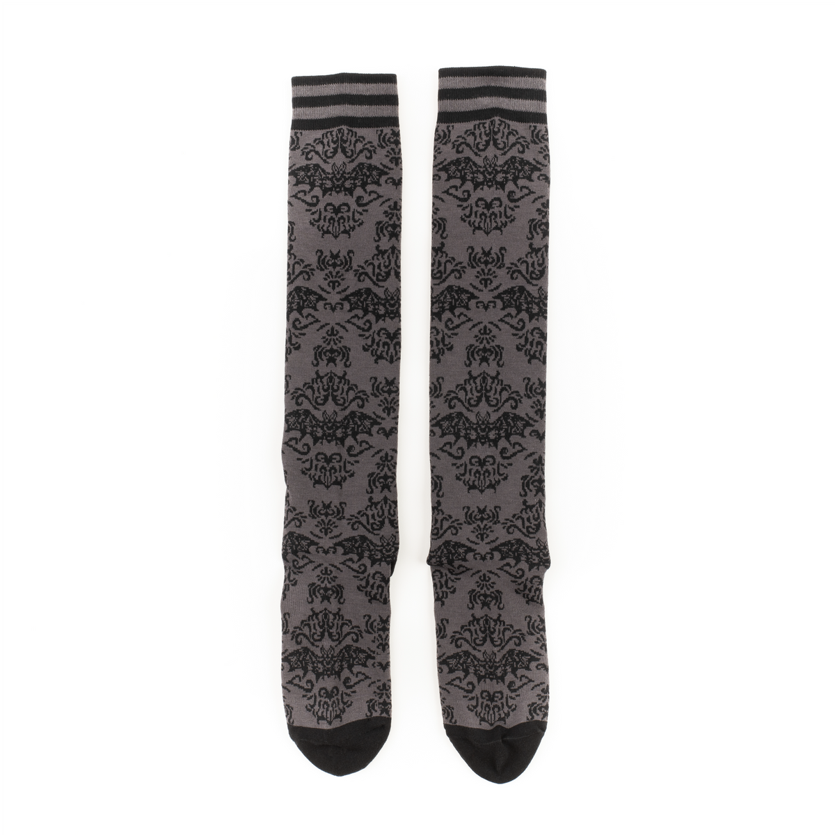 Foot Clothes/Bat Damask Knee High Socks