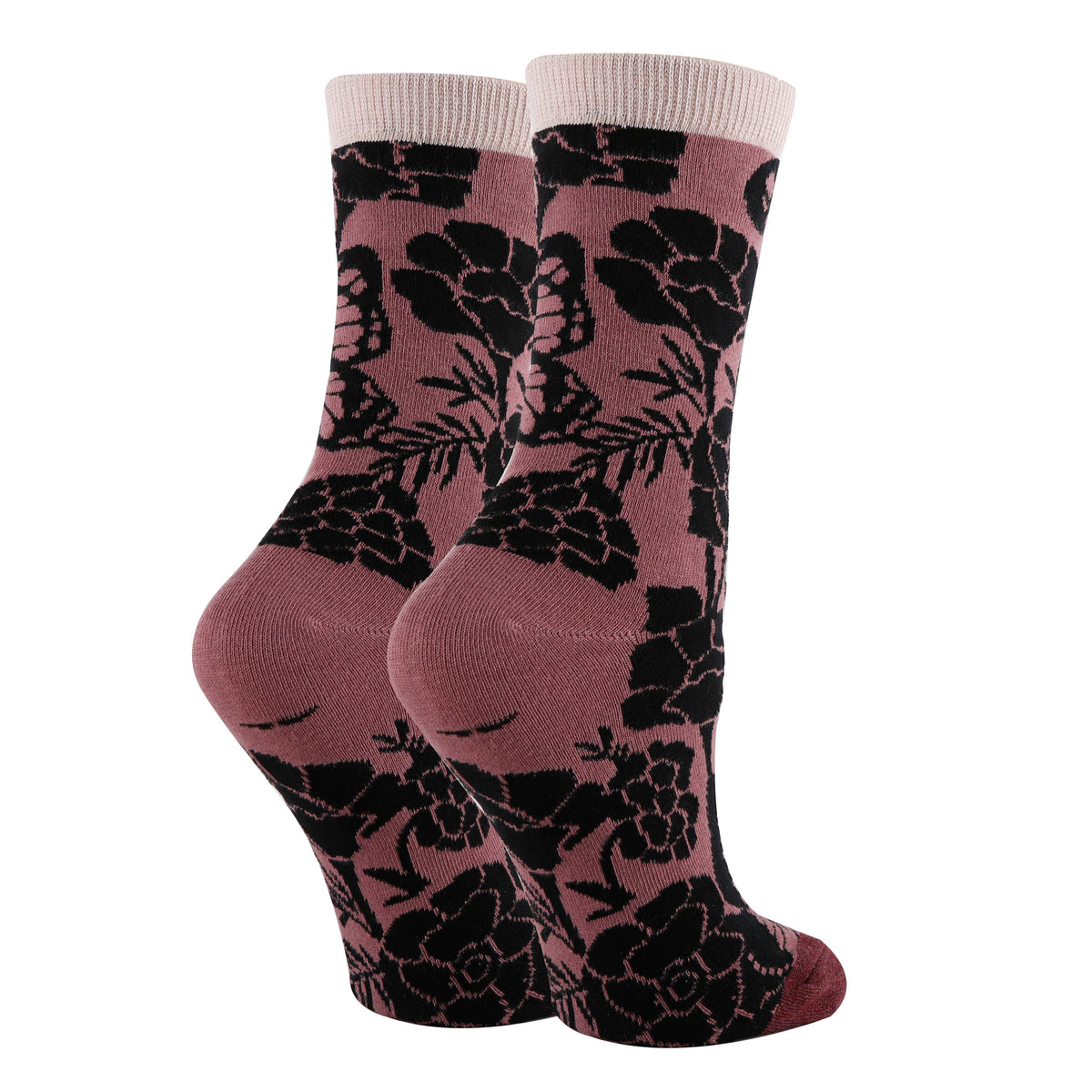 Oooh Yeah!/Blossom Print | Women&#39;s Premium Cotton Crew Dress Socks