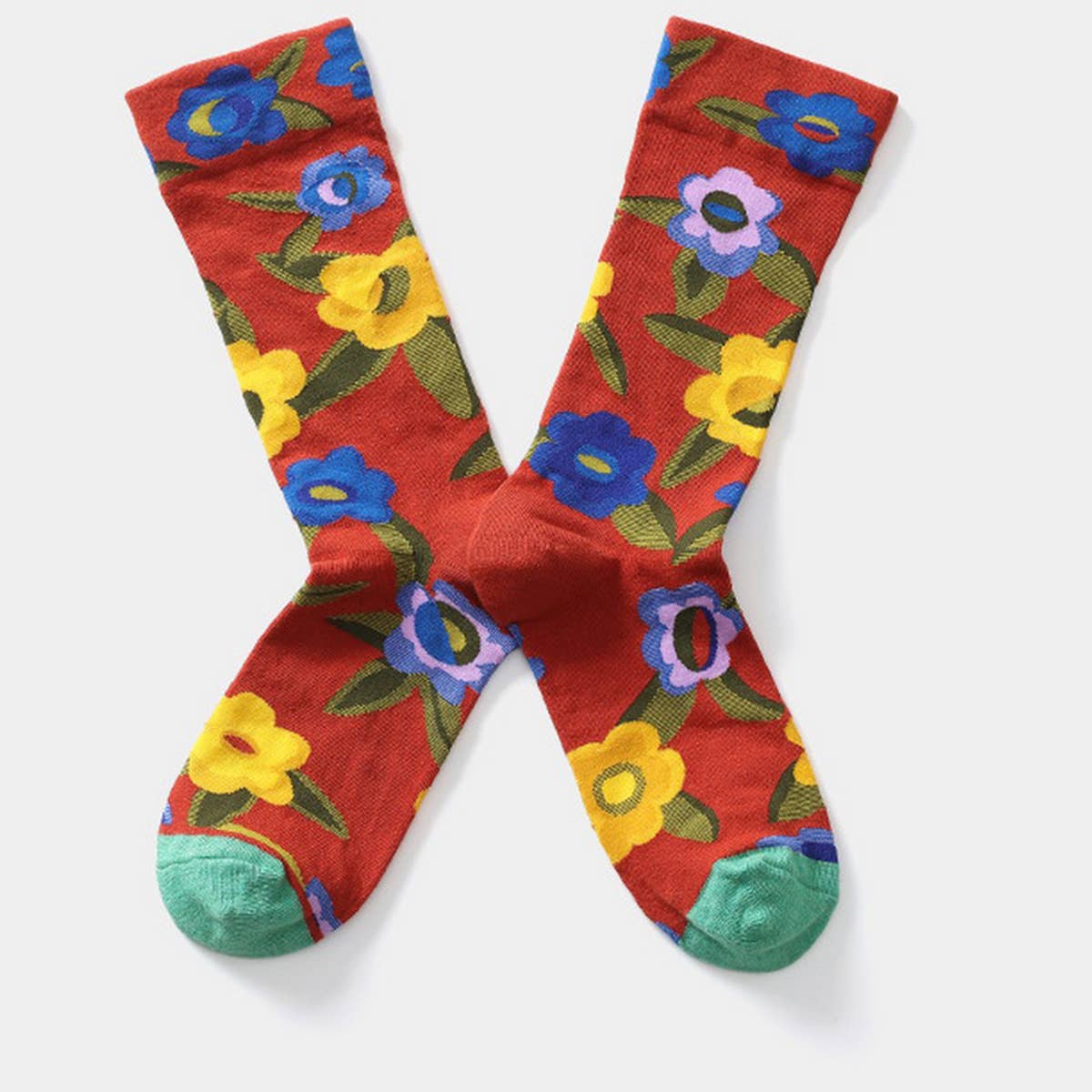 Yuppie Sox CARTOON GRAFFITI  MID TUBE TIDE SOCKS