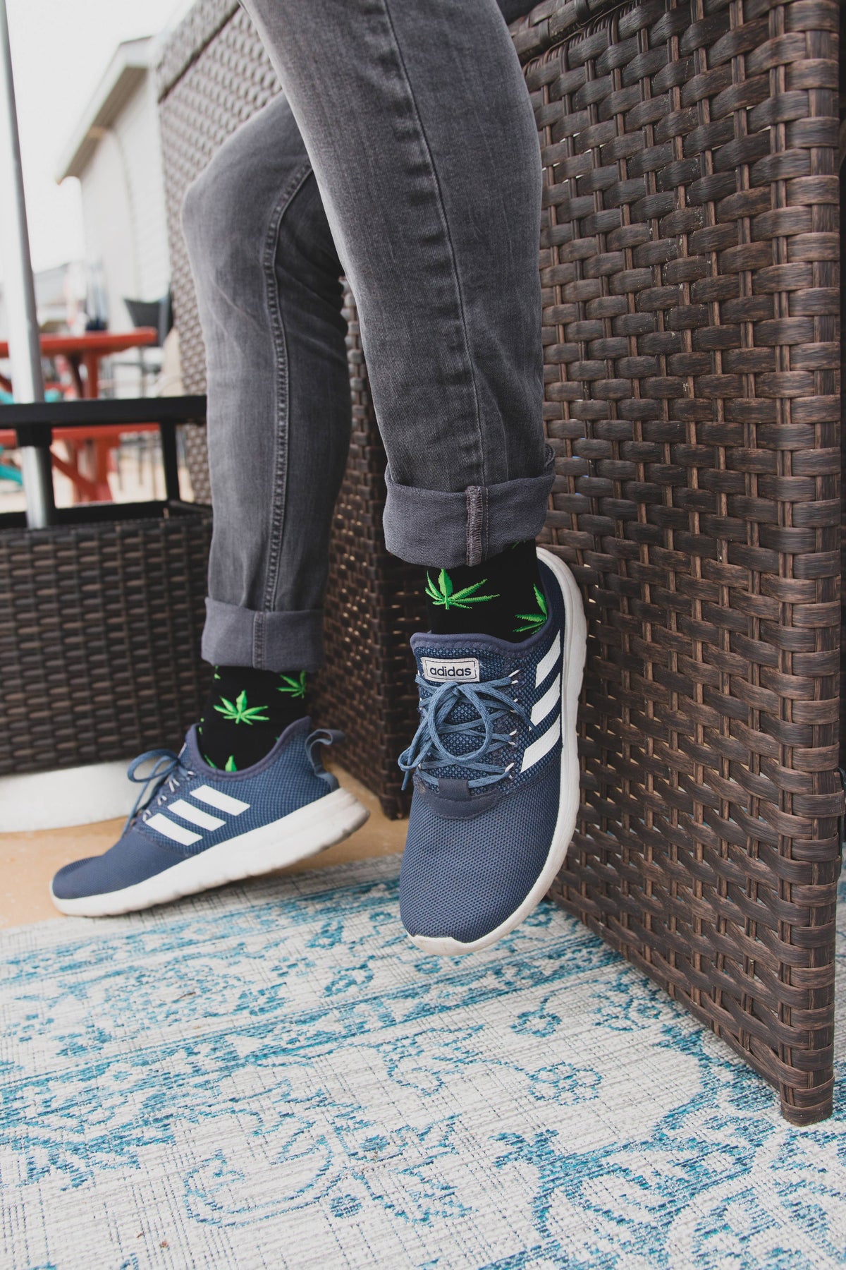 MeMoi/Me & Mary Jane Bamboo Blend Men's Crew Socks