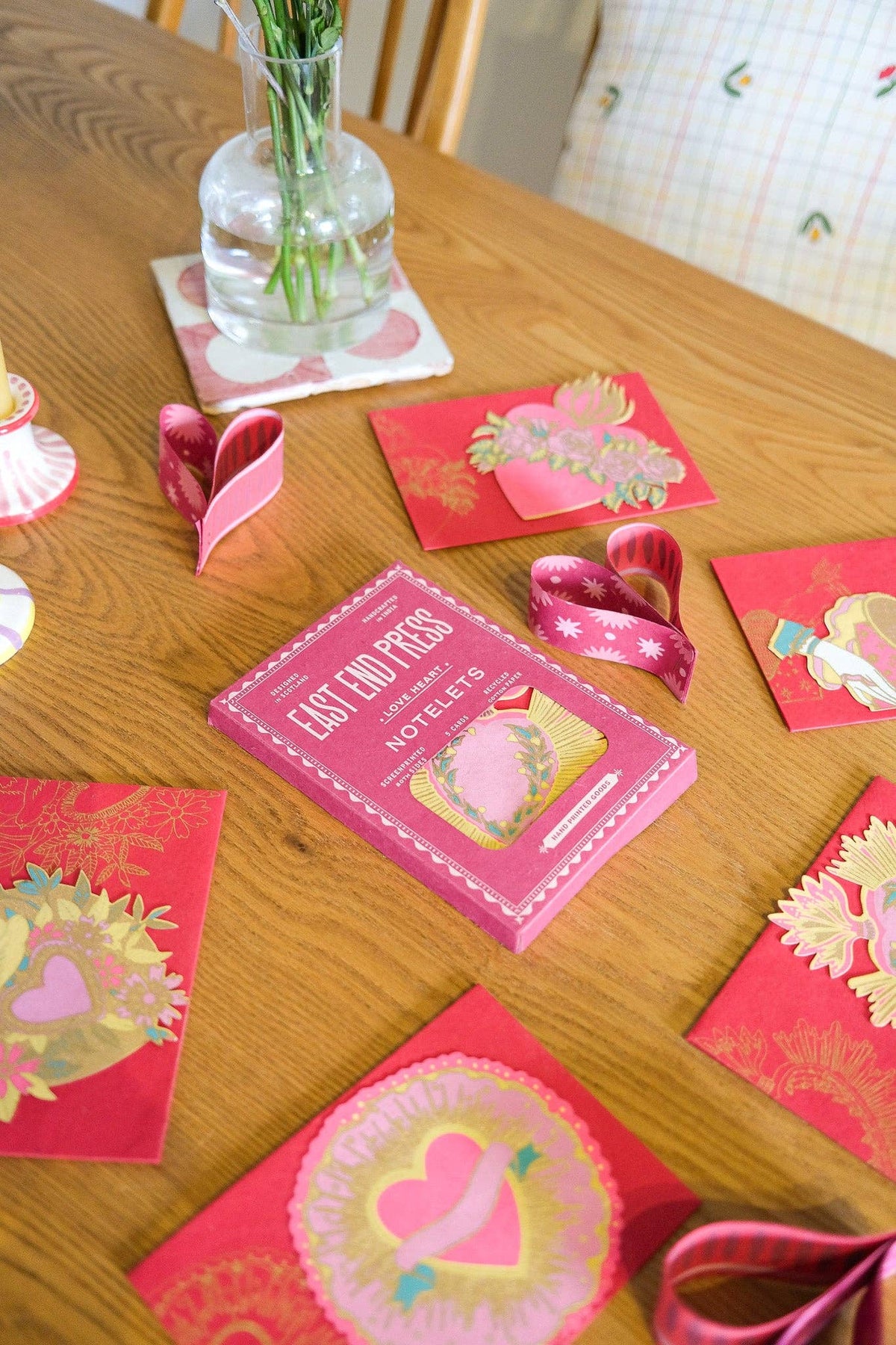 East End Press/Love Heart Notelet Set