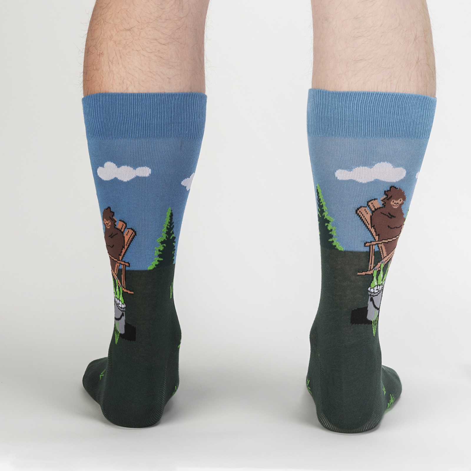 Sock It to Me Men's Ready, Yeti, Go! Crew Socks