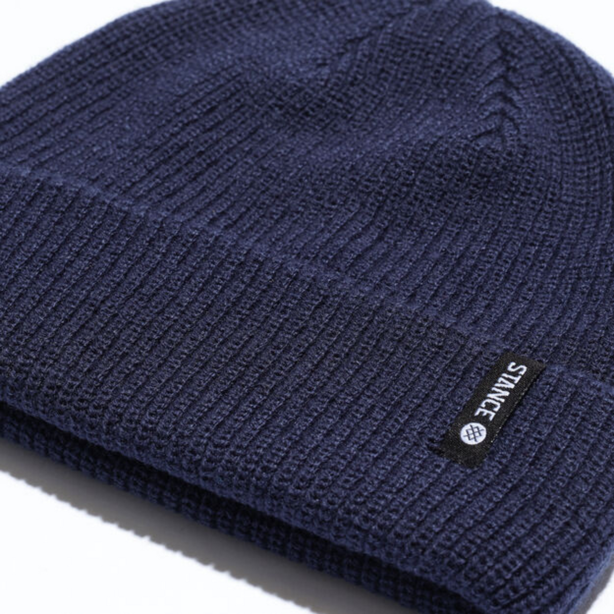 Stance Icon 2 Beanie in navy blue close-up display