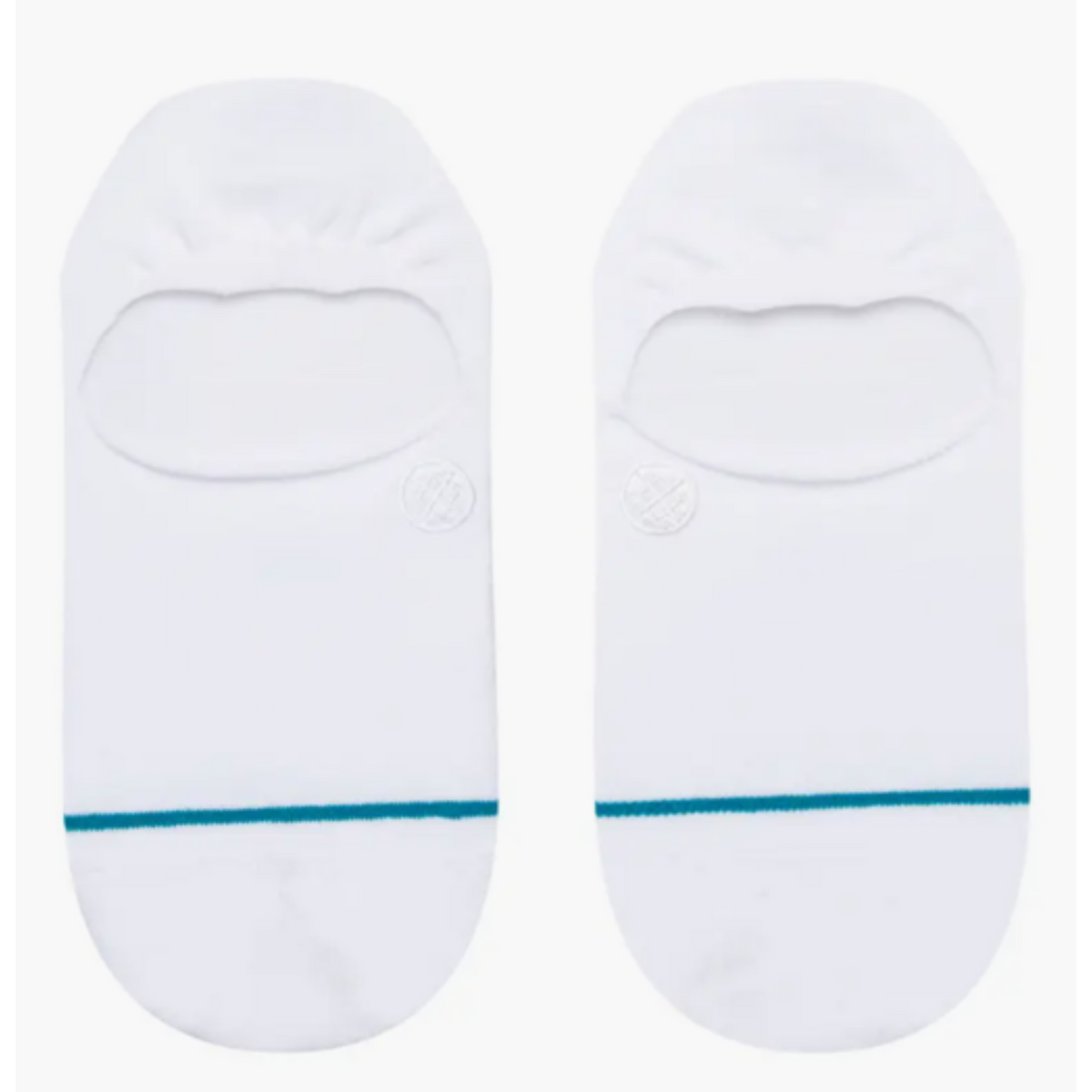 Top of Stance Icon white No Show women&#39;s sock.