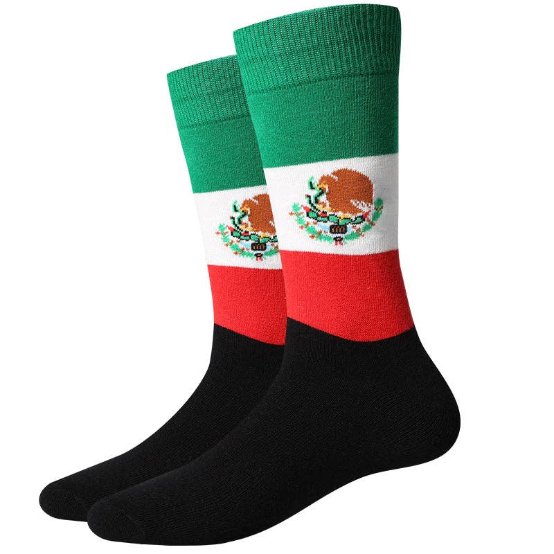 Sock Harbor Mexico Flag Socks