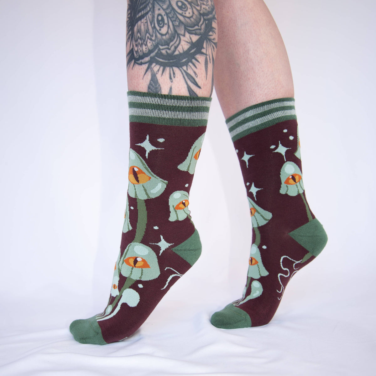 Foot Clothes/Mystic Mushrooms Crew Socks