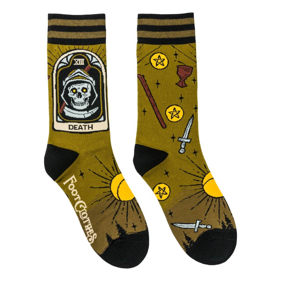 Foot Clothes/Death Tarot Nouveau Crew Socks