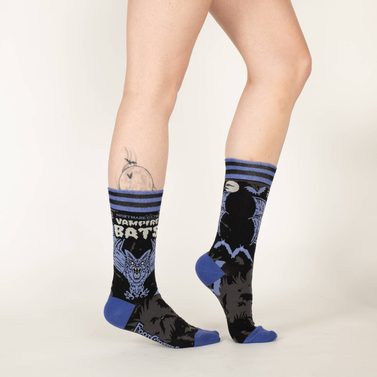 Foot Clothes/Vampire Bats Crew Socks