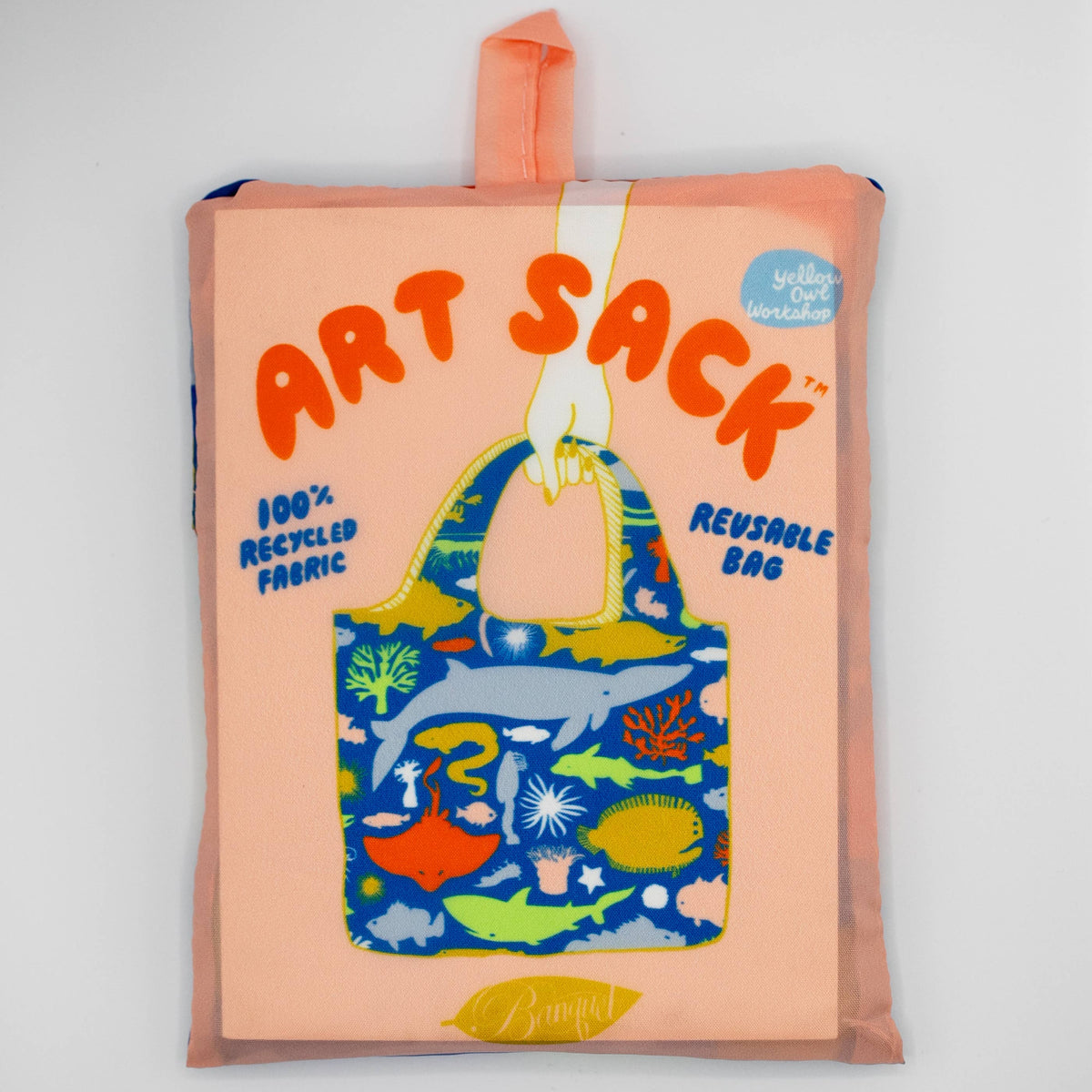 Yellow Owl Workshop  Animals Art Sack by Banquet Workshop - Beach Tote Bag