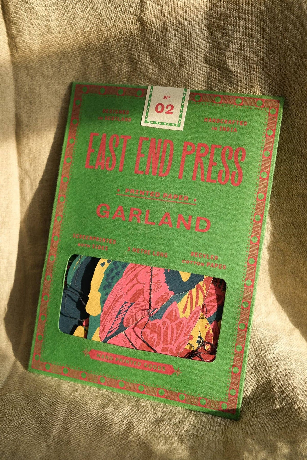 East End Press/Tropical Birds Sewn Garland