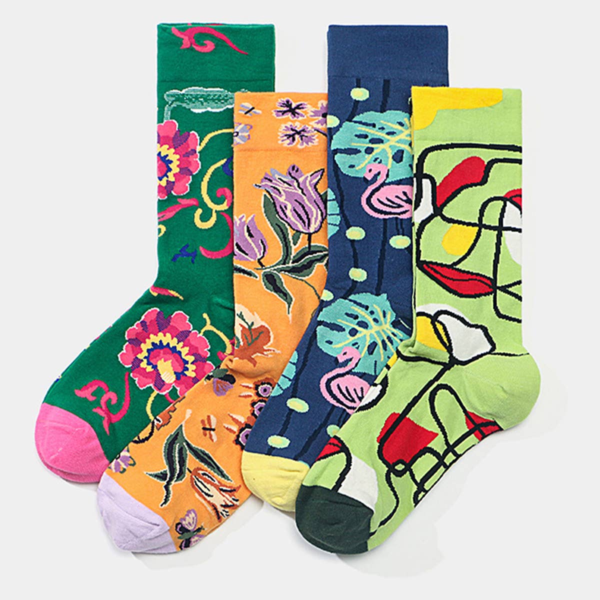 Yuppie Sox OIL PAINTING CREATIVE STREET SKATEBOARD SOCKS