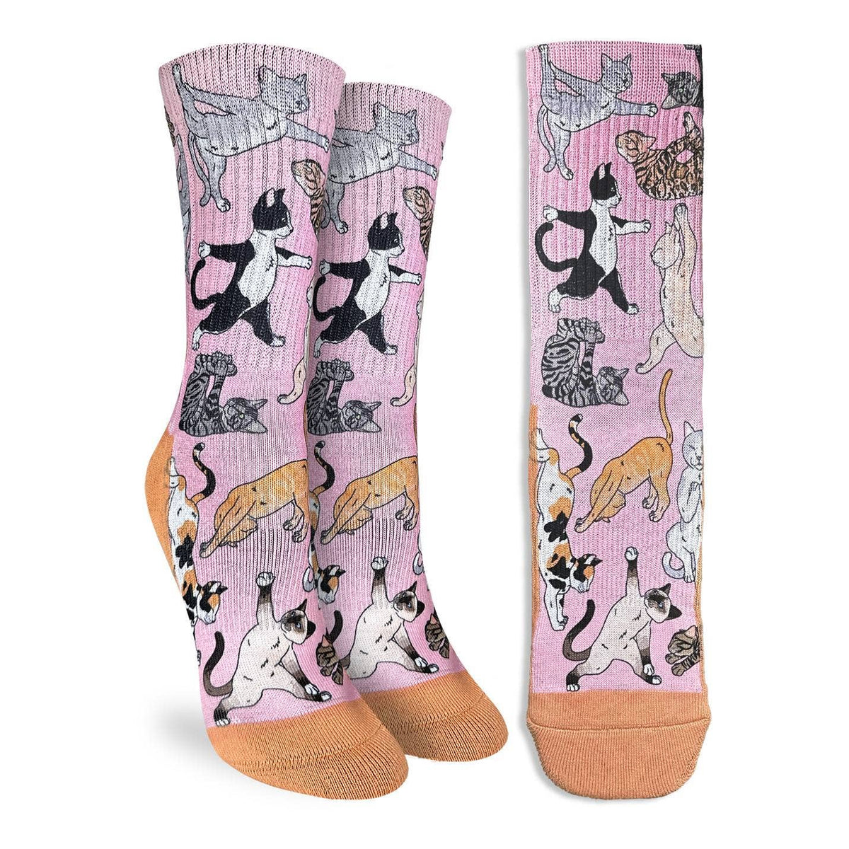 Good Luck Sock Women&#39;s Yoga Cats Socks