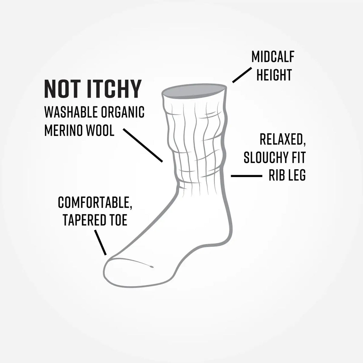 Maggie's Organics/Organic Wool Crew Socks