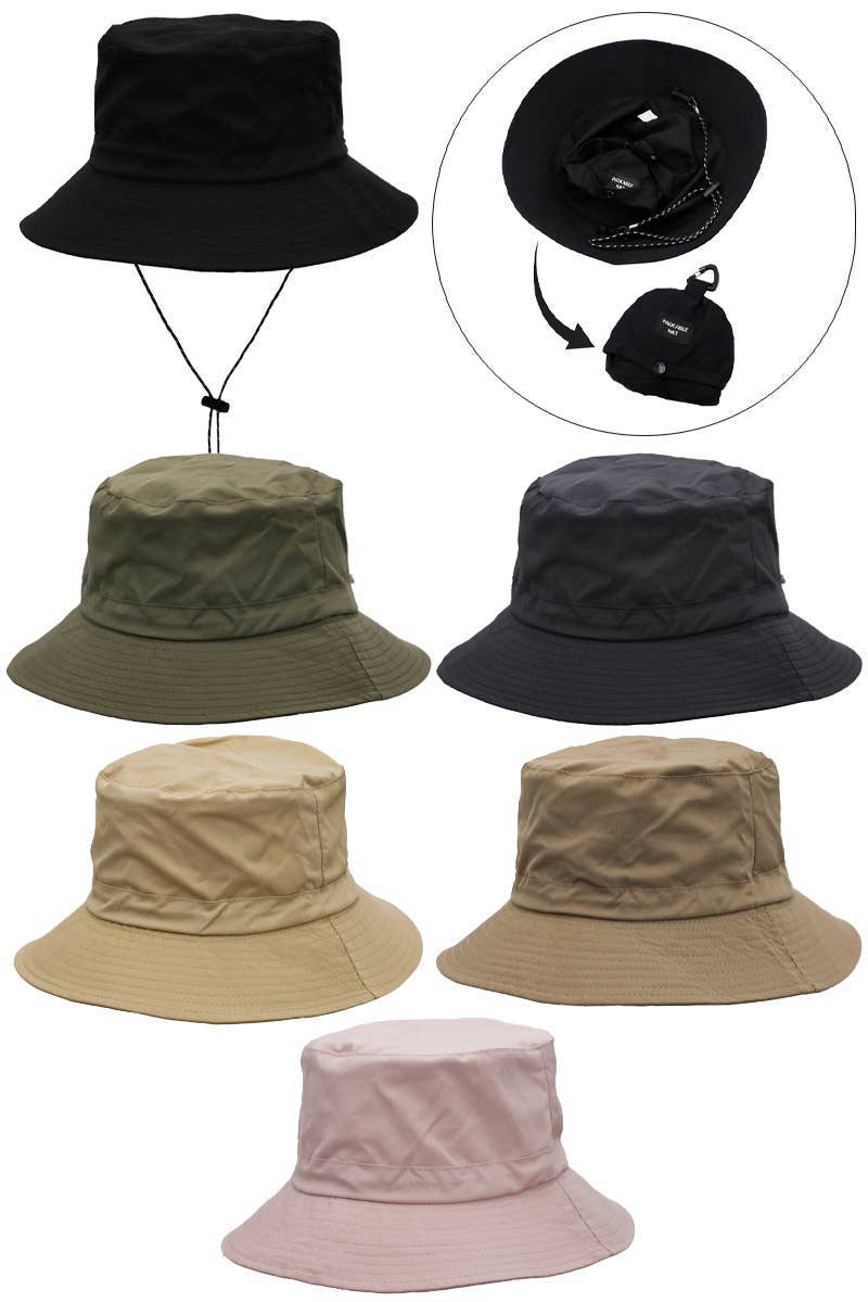 Cap Zone/Pack And Go Waterproof Boonie Bucket Hat