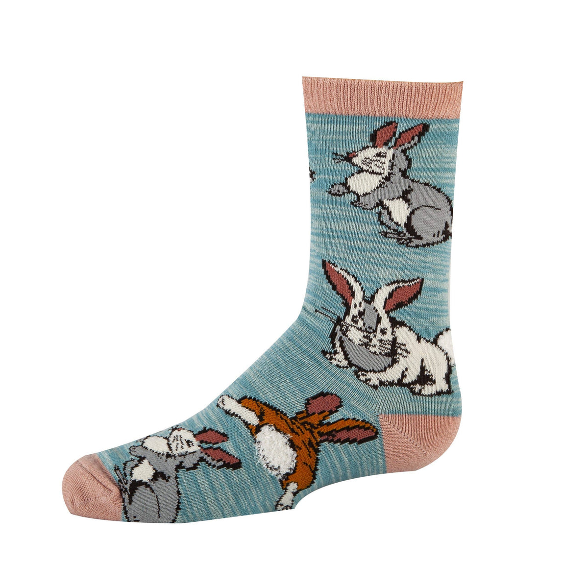 Oooh Yeah! Bunny Hop | Kid's Funny Animal Cotton Crew Socks