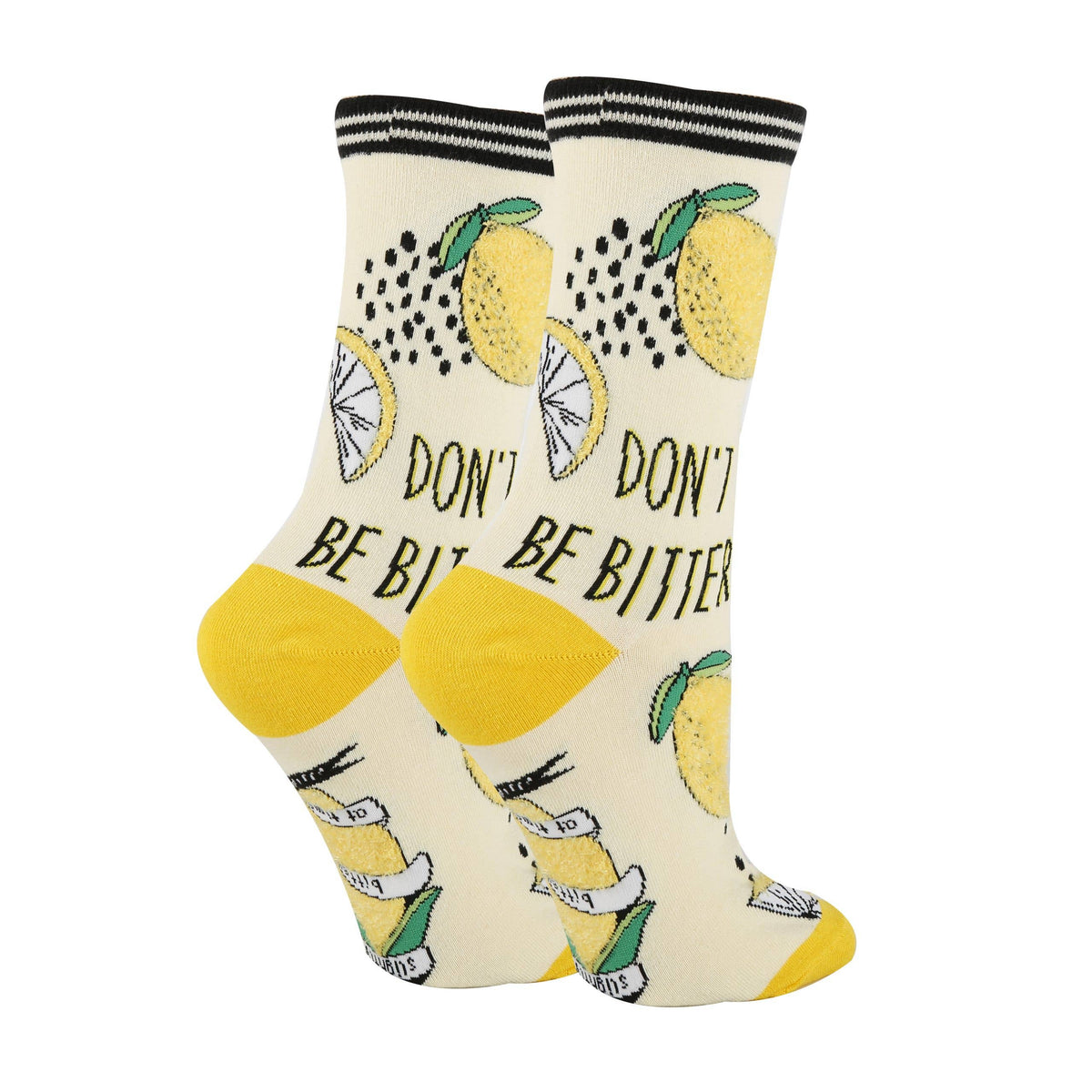 Oooh Yeah!/Slightly Bitter | Women&#39;s Funny Novelty Crew Socks