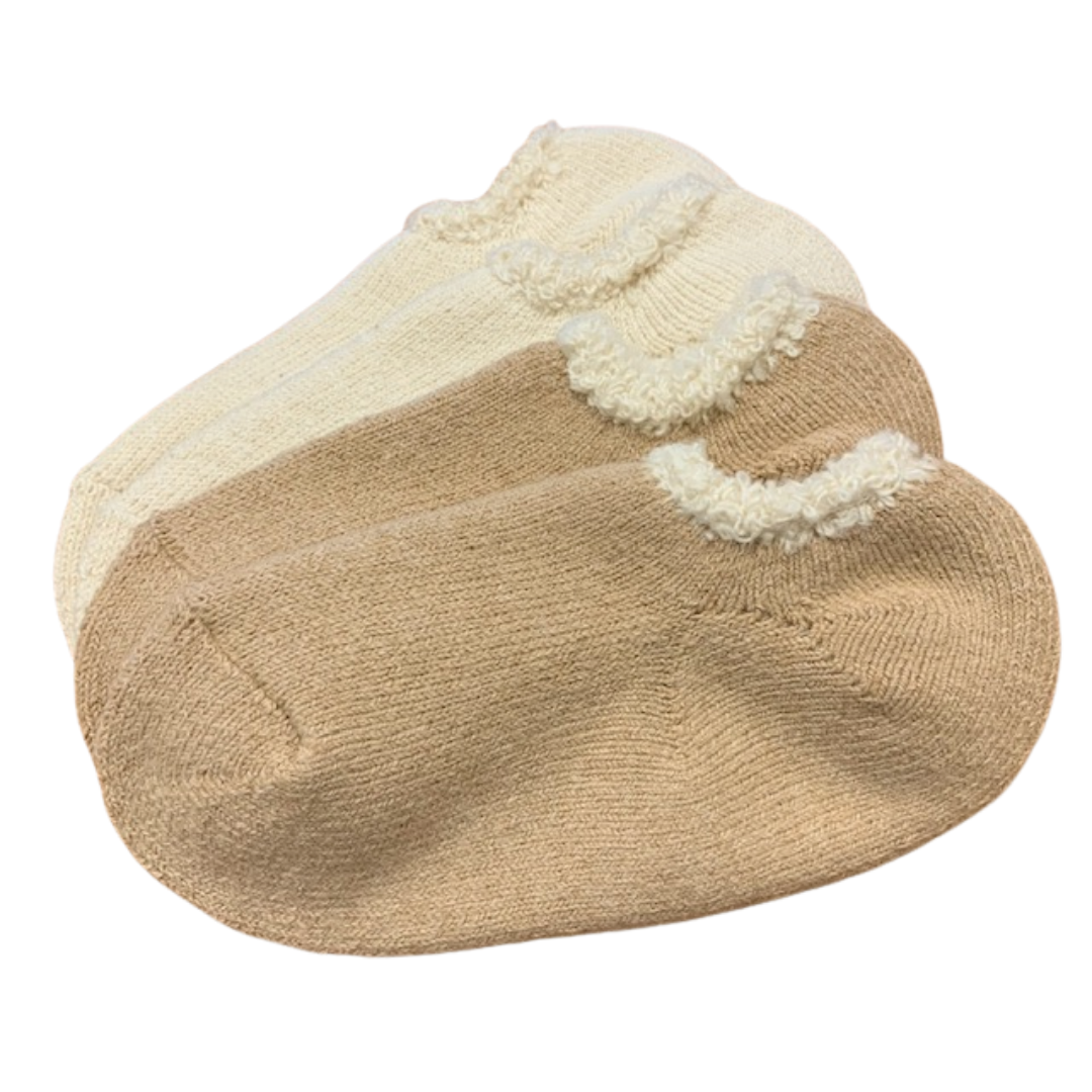 Cherrystone/Organic Cotton Slipper Socks | M
