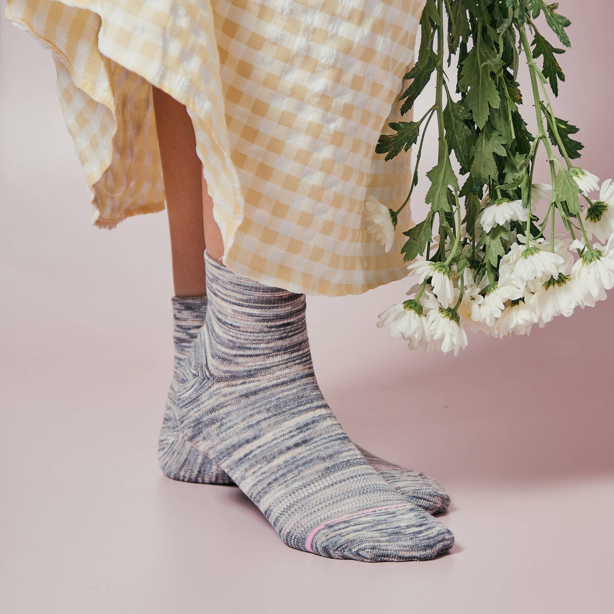 Dr. Motion/Spacedye | Quarter Compression Socks For Women