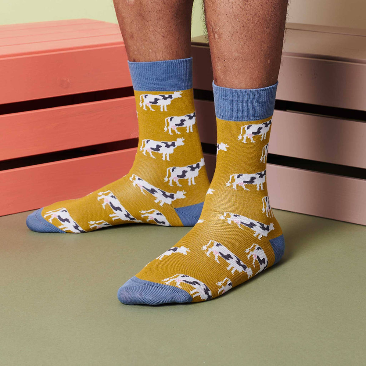 Catherine Tough/Men&#39;s Organic Cotton Crew Socks