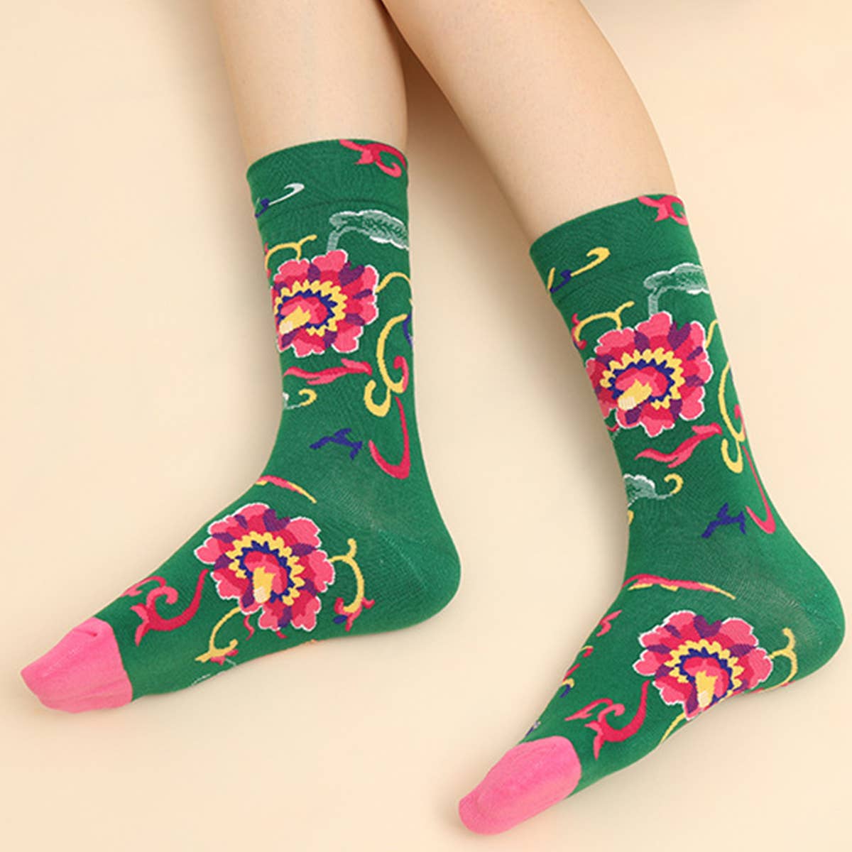 Yuppie Sox OIL PAINTING CREATIVE STREET SKATEBOARD SOCKS