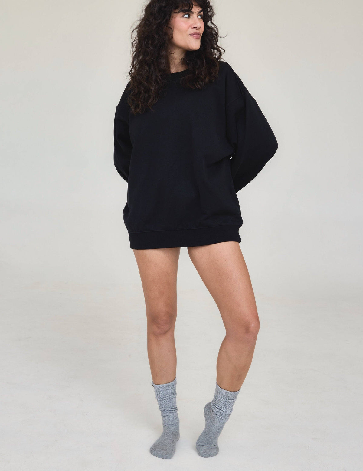 Lucky Honey/The Scrunchie Grip Sock Grey/Pilates/Yoga