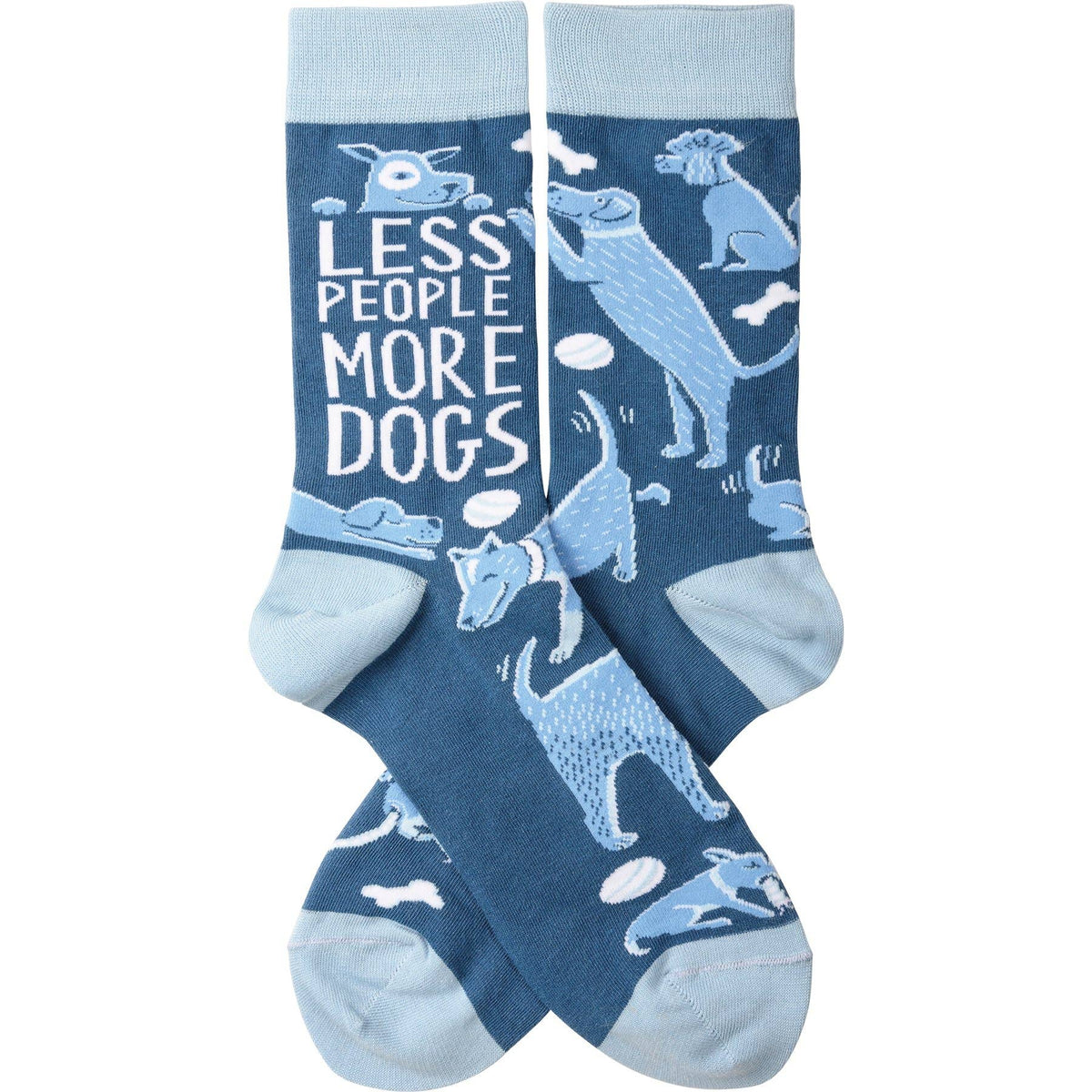 Primitives By Kathy/Less People More Dogs Socks