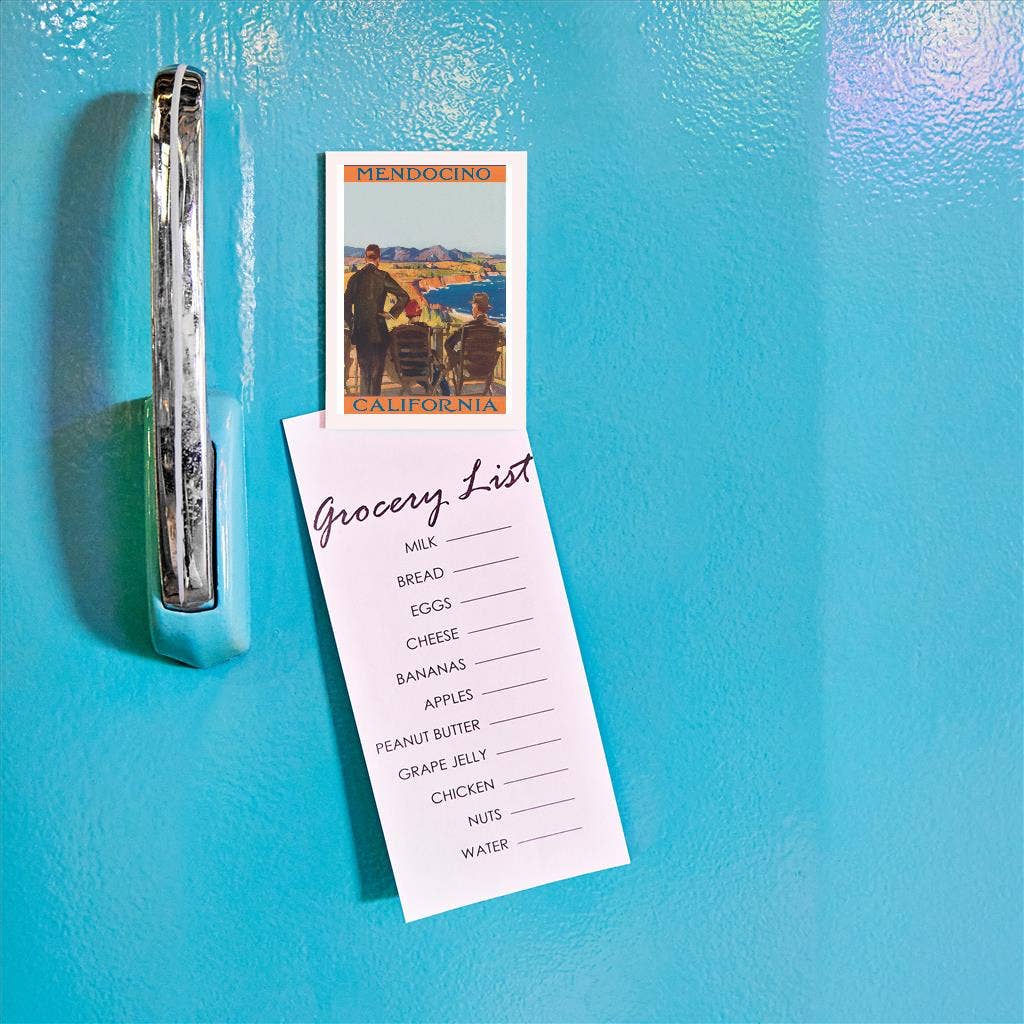 Found Image Press/Mendocino Travel Poster/Magnet