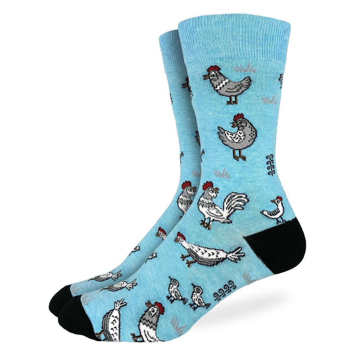 Good Luck Sock/Men&#39;s Big &amp; Tall Chickens Socks