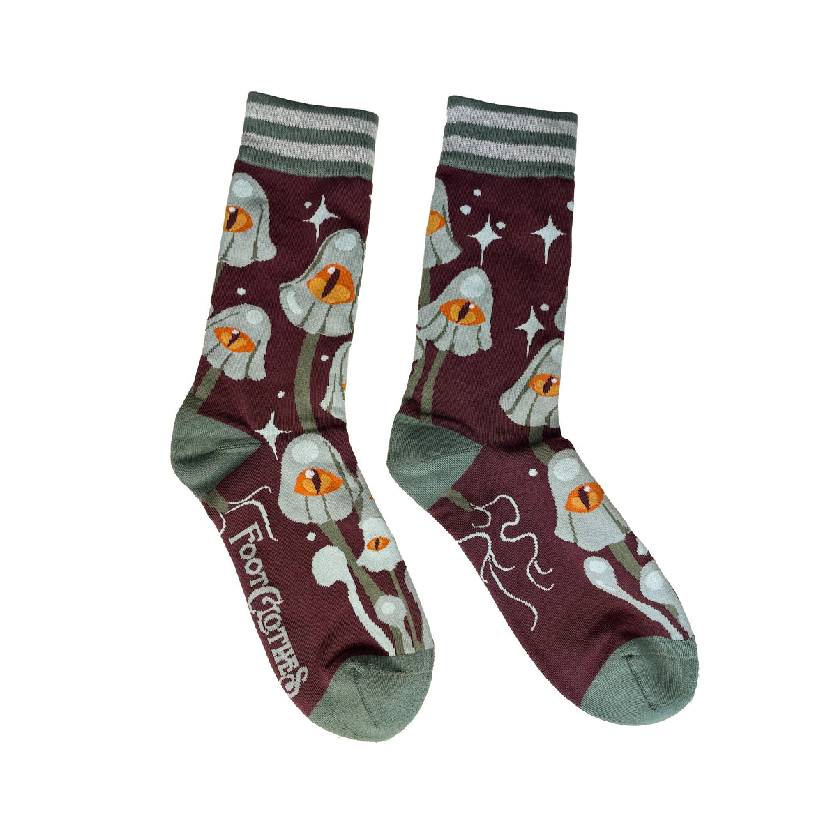 Foot Clothes/Mystic Mushrooms Crew Socks