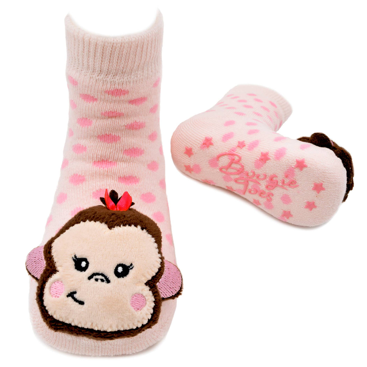Liventi/Monkey Girl Boogie Toes Rattle Socks