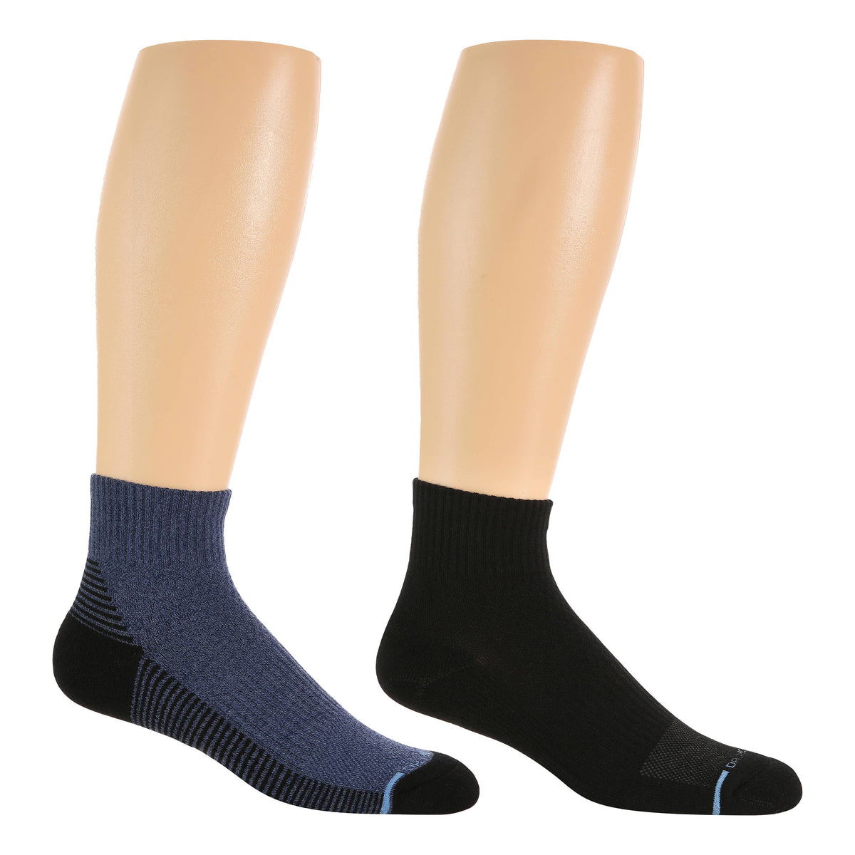 Dr. Motion/Back Stripes |  Quarter Compression Socks For Men