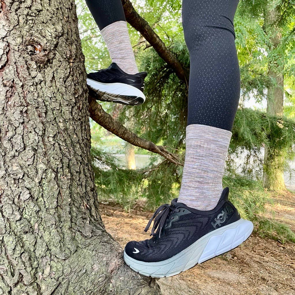 Dr. Motion/Spacedye | Compression Outdoor Medium Weight Crew For Women