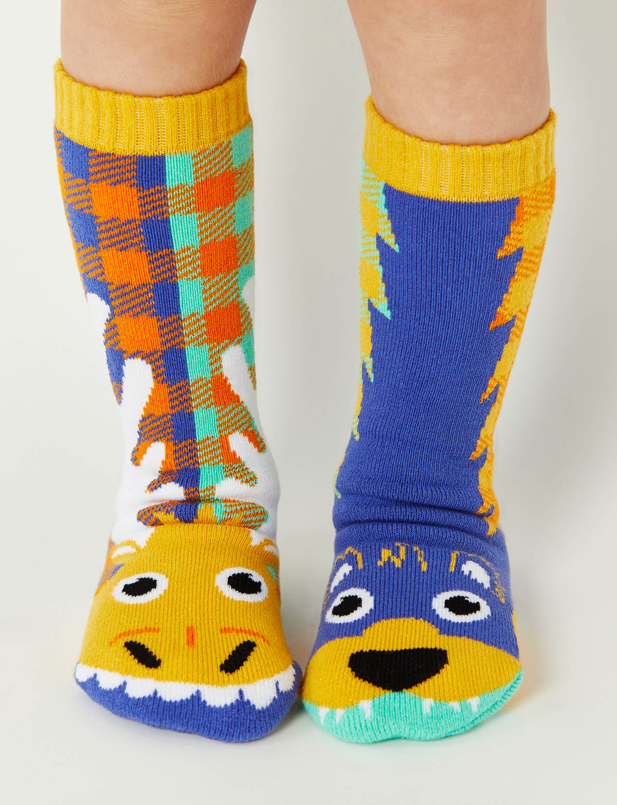 Pals/Moose &amp; Bear Mismatched Non-Slip Kids Socks