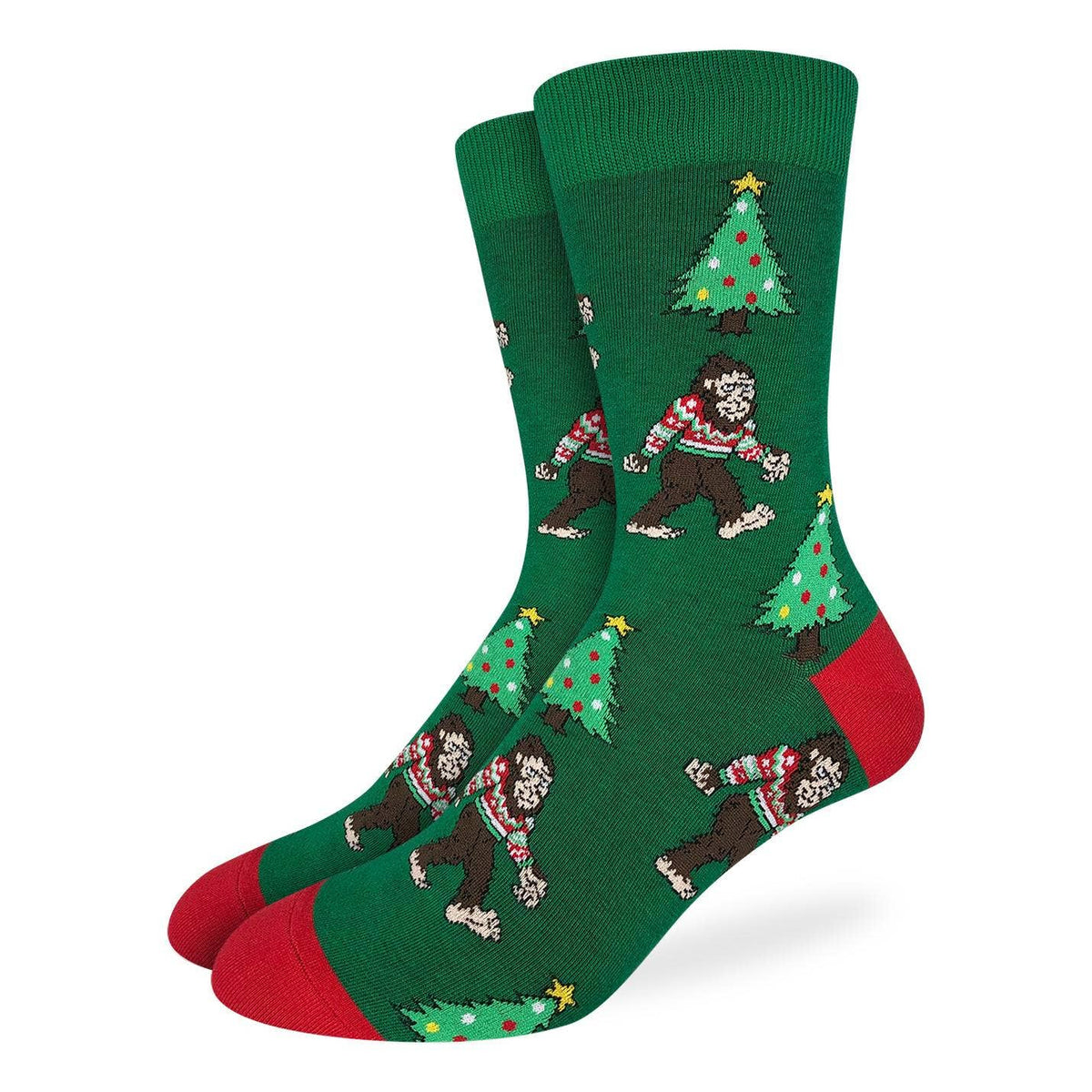 Good Luck Sock/Men's Big & Tall Christmas Bigfoot Socks