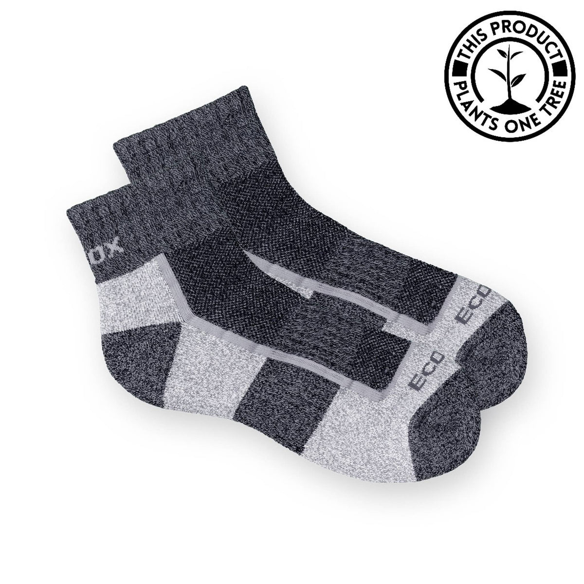 EcoSox/Hiking Quarter Light Wgt 1/2 Cushion Sock - Large