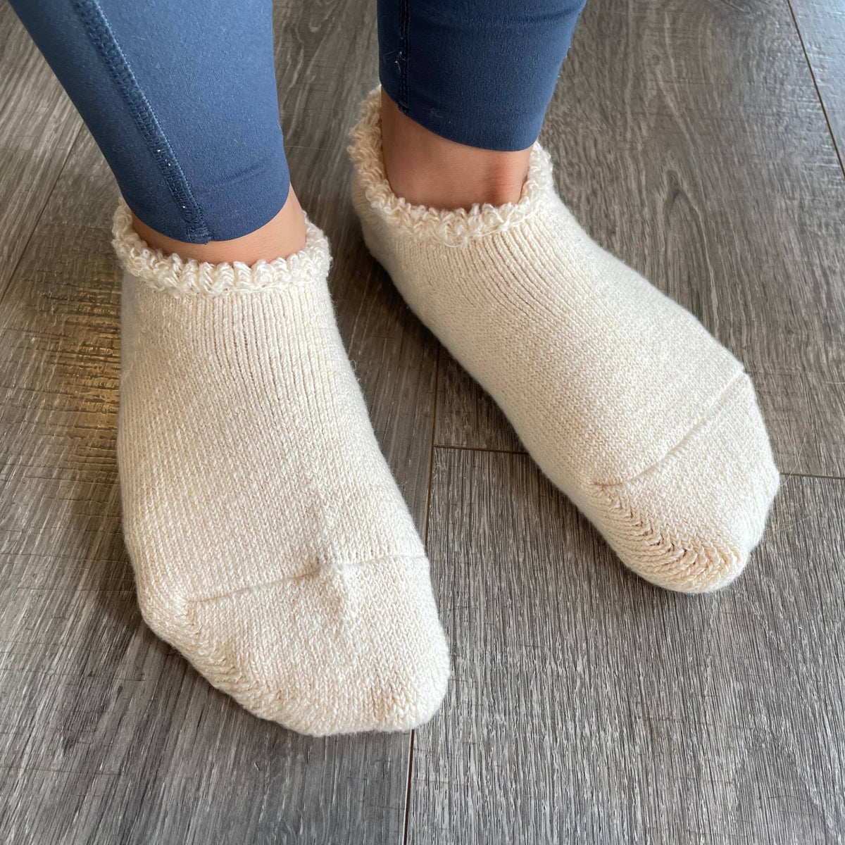 Cherrystone/Organic Cotton Slipper Socks | M