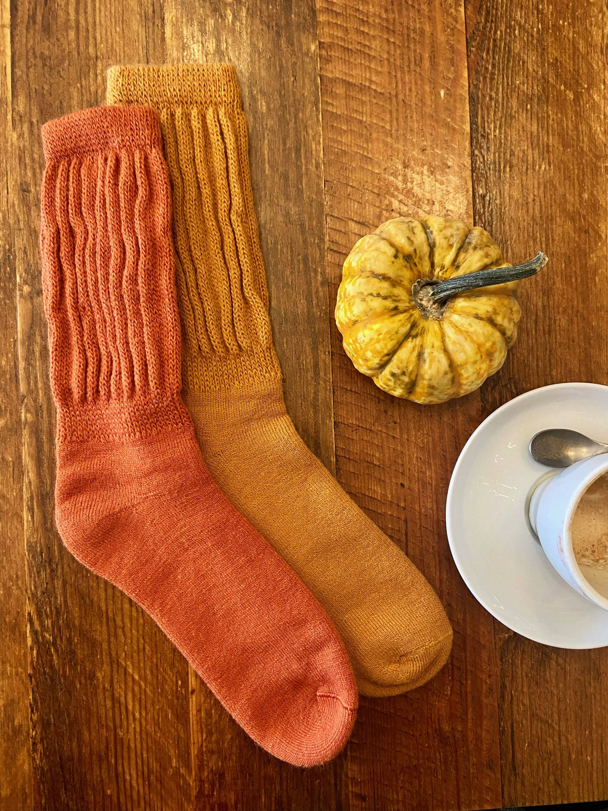 Cosy Alpaca Rib Knit Socks
