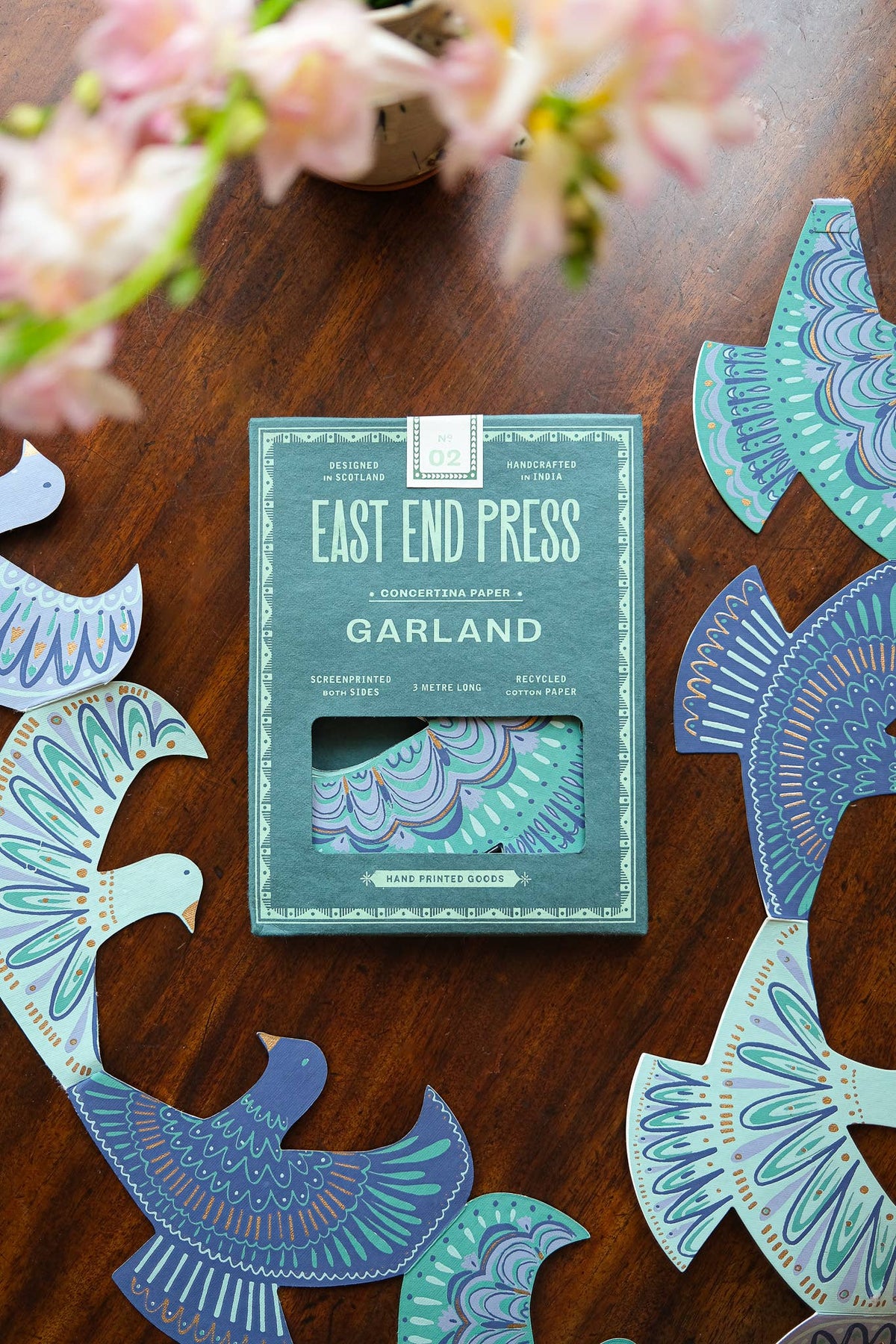 East End Press/Peace Doves Concertina Garland