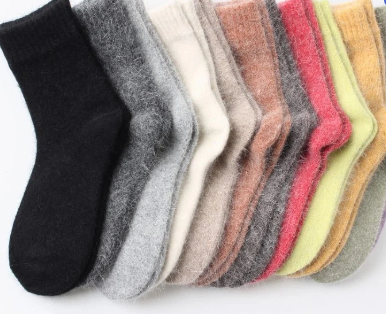 Comfortarians/Wool Socks For Women Cozy Wool Angora Socks  Winter Warm