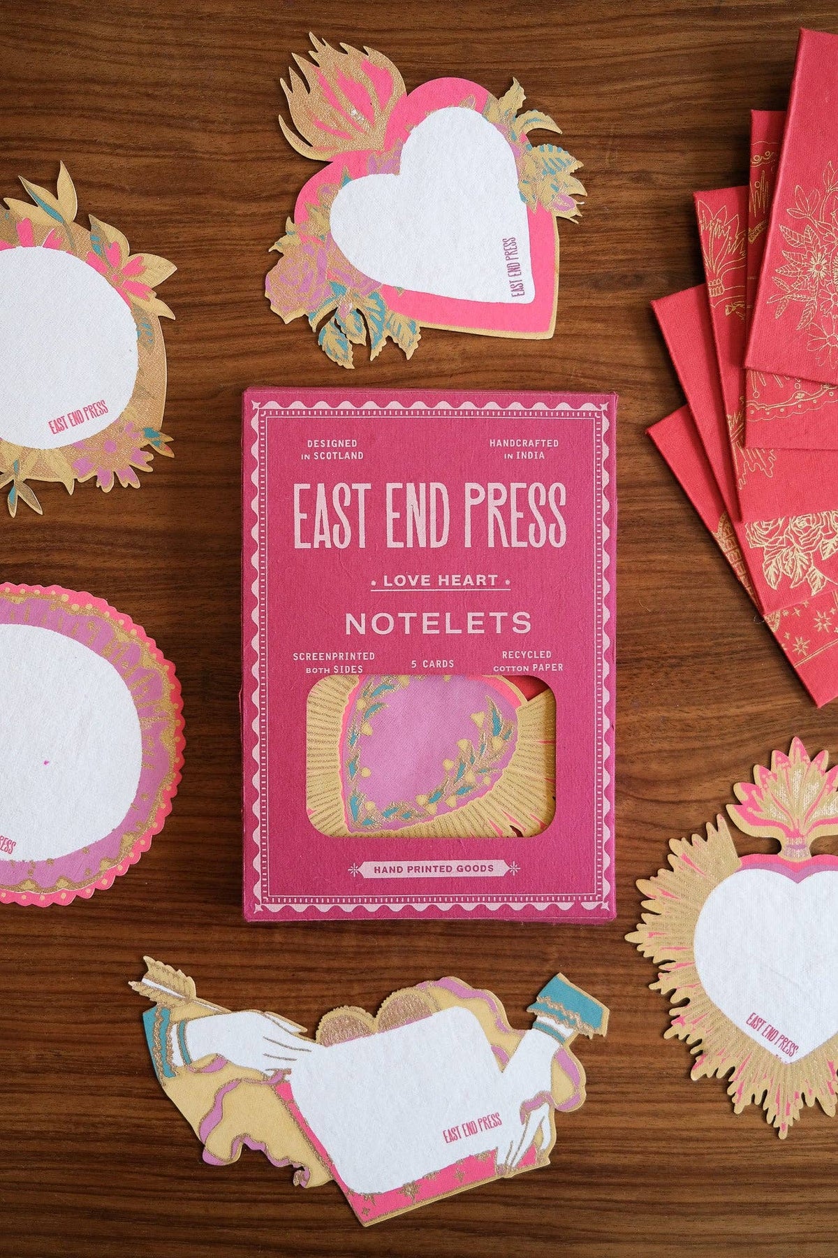 East End Press/Love Heart Notelet Set