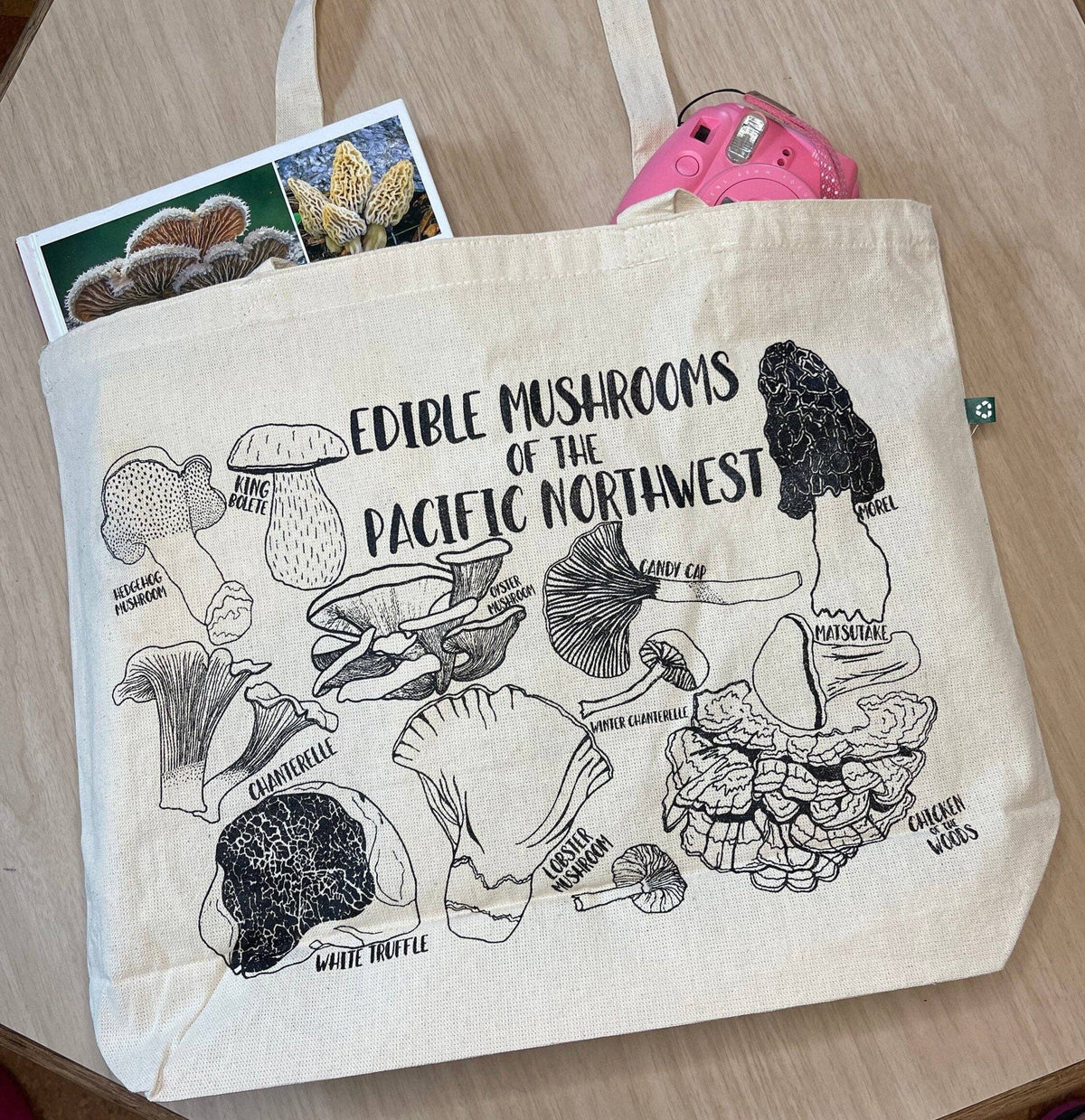 Coastal Haze Designs/Mushroom Tote Bag