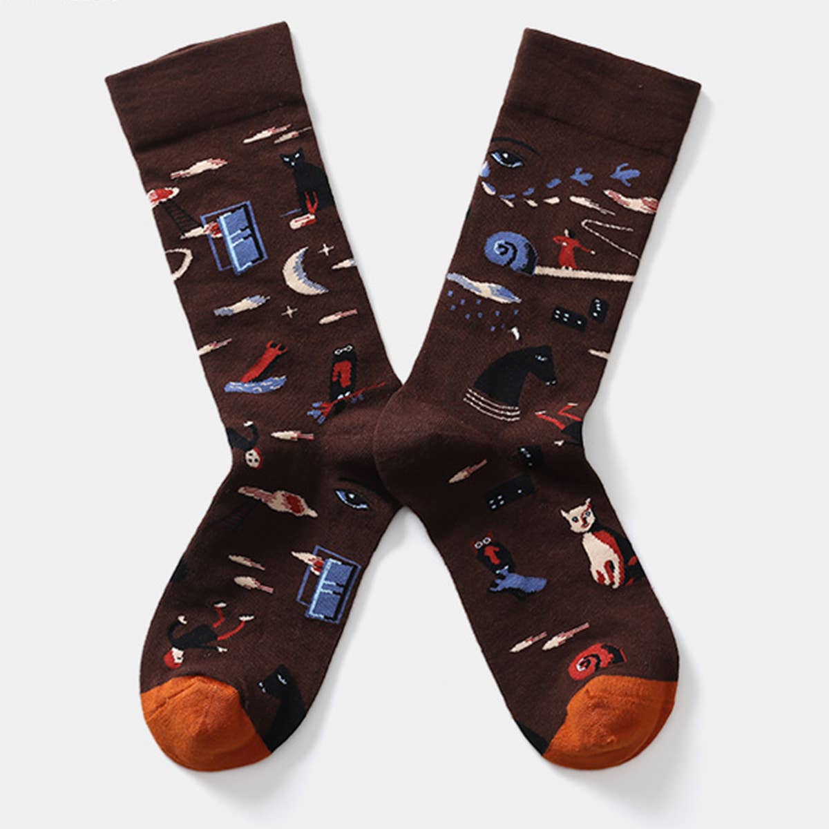 Yuppie Sox PATTERN SKATEBOARD SOCKS FOR  ANIMALS