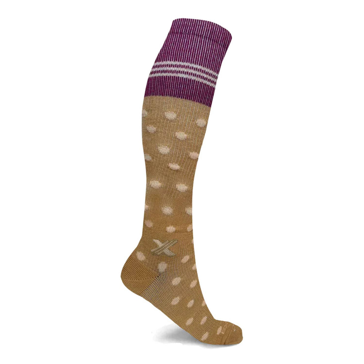 Happy Wool - MERINO WOOL COMPRESSION BOOT SOCKS - OATMEAL
