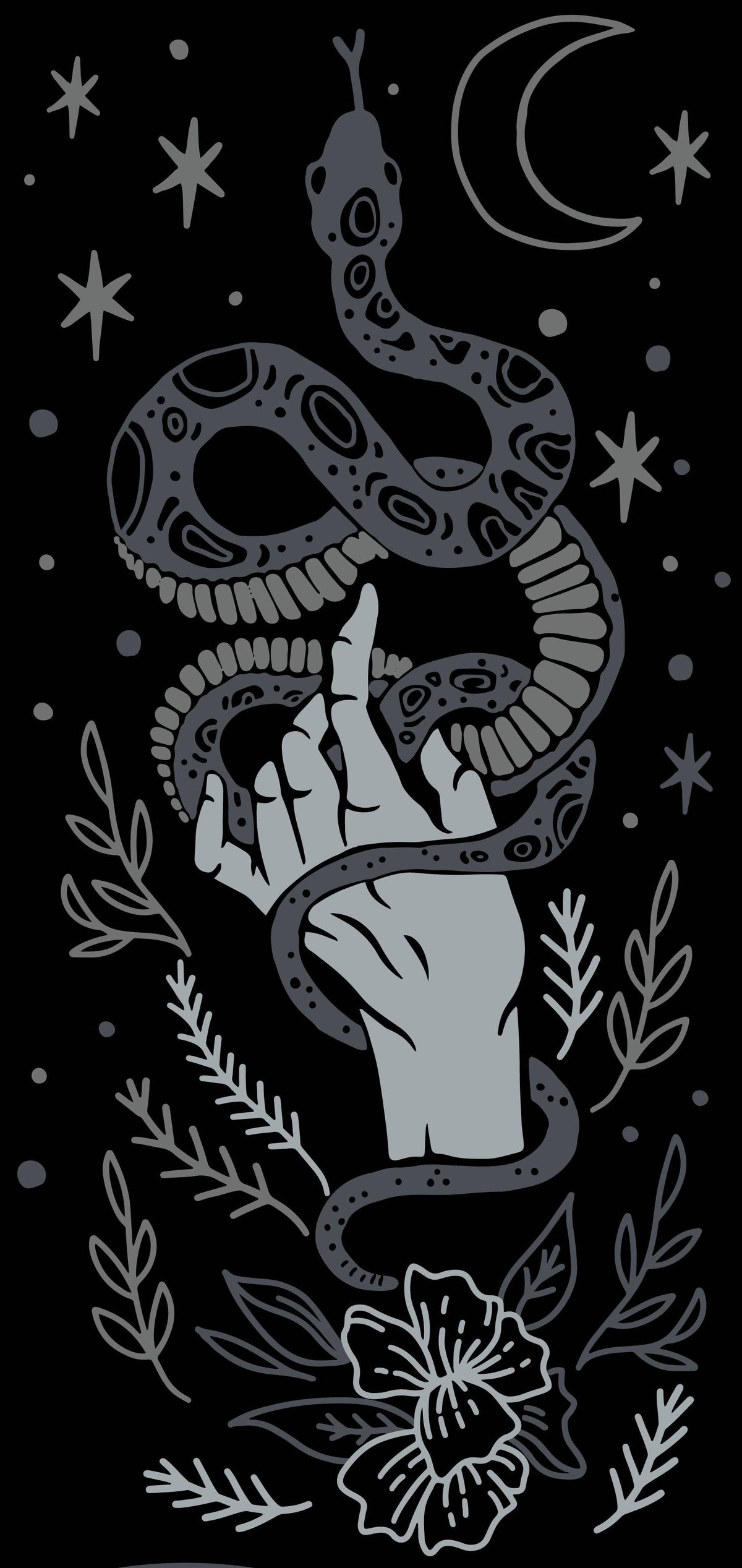 Foot Clothes/Serpentine Witch Knee Highs