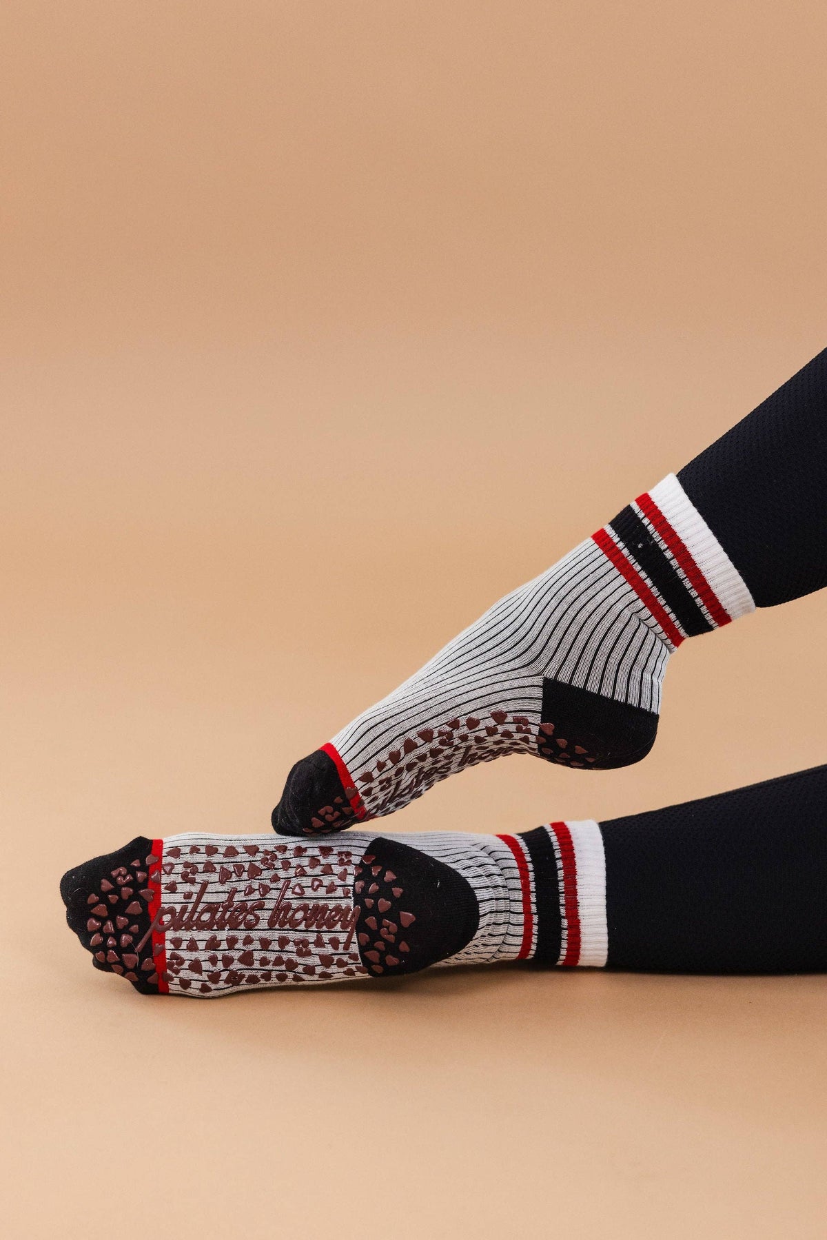 Pilates Honey/Pinstriped Shorty Crew
